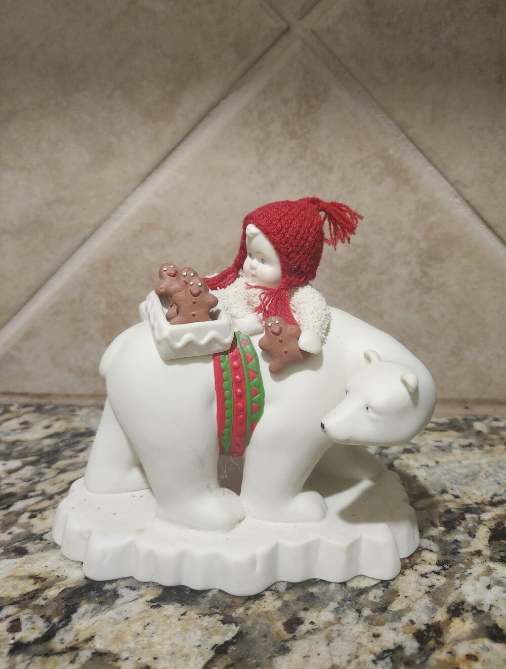Snowbabies Gingerbread Cookie Polar Express Polar Bear Kid Dept 56